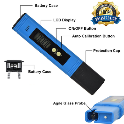 Digitale pH-Meter für Trinkwasser Aquarium N.W. 50g 1.7OZ 0.01pH Auflösung ATC