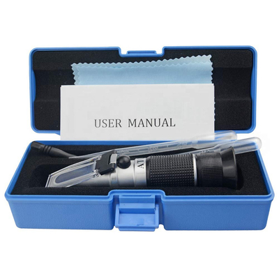 0-40% Brix-Alkohol 0-25% Weinzucker-Refraktometer OEM/ODM Dual Scale Portable mit ATC