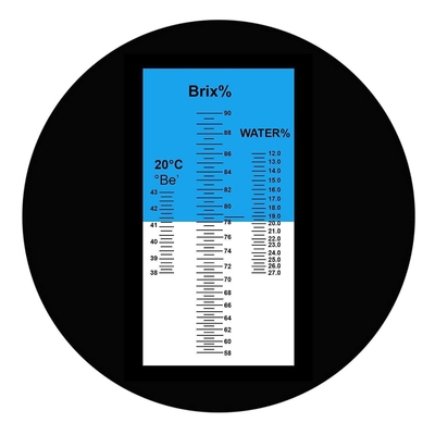 Kompaktes tragbares Brix-Refraktometer mit 0-40% Brix und 0-25% Alkoholbereich für Weinzucker