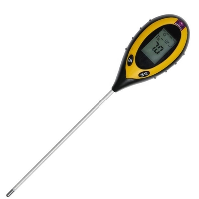 Bodenlichtprüfbereich 0-2000 pH-Meter Feuchtigkeitsmessgerät für Topfpflanzen Gärten 4 in 1