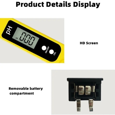 Stromversorgung 2*1,5 V LR-Knopfbatterie PH-Meter Hochpräzisionswasserprüfer für Labor