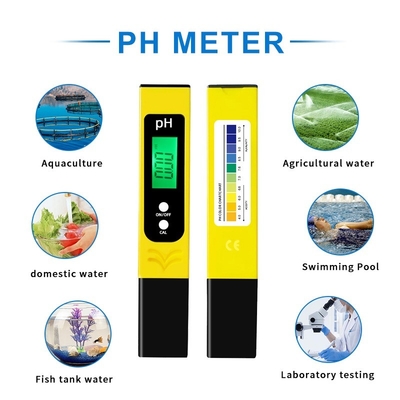 Stromversorgung 2*1,5 V LR-Knopfbatterie PH-Meter Hochpräzisionswasserprüfer für Labor