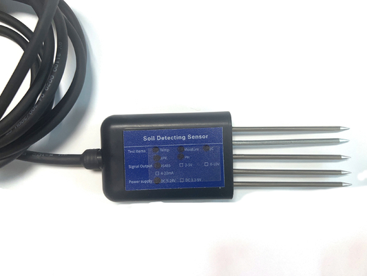 7 in1 Bodensensor zur Messung der EG-Leitfähigkeit PH NPK Temperatur Feuchtigkeit 5 Pin Ausgang