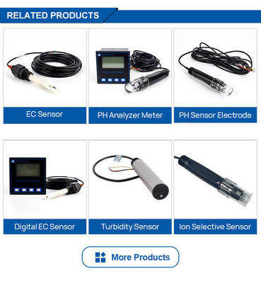 5m Standardkabel Wassersensor Probe IP68 Schutz pH- und Temperaturkompensation