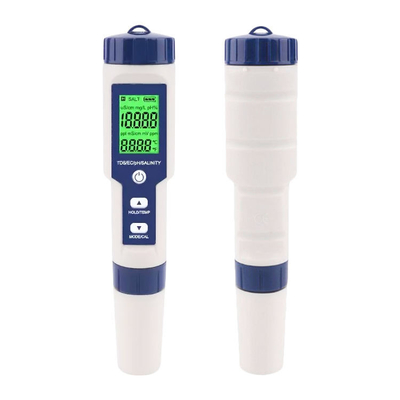 Mehrparameter pH-Meter 5 in 1 TDS/EC/Salzgehalt/TEMP-Tester mit austauschbarer Elektrode