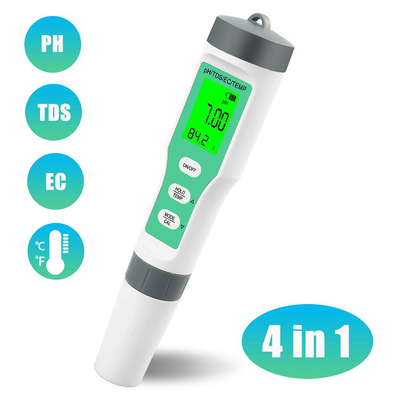 4 in 1 Wasserdichtheit Wassertester für Aquarien und Hydroponik pH/TDS/EC/Tempometer
