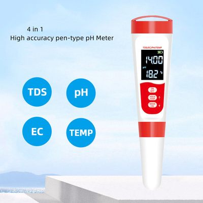 pH-Bereich Genauigkeit±0,05 pH Digitaler Wasserprüfer für Pool-Aquarien Trinkwasser