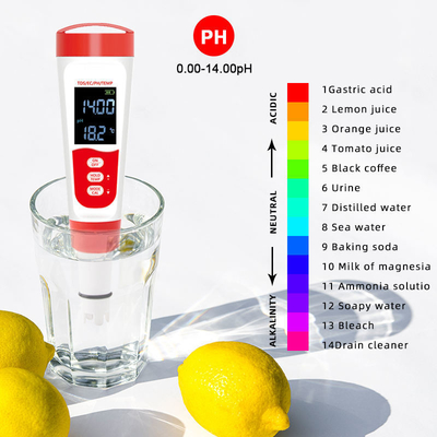 pH-Bereich Genauigkeit±0,05 pH Digitaler Wasserprüfer für Pool-Aquarien Trinkwasser