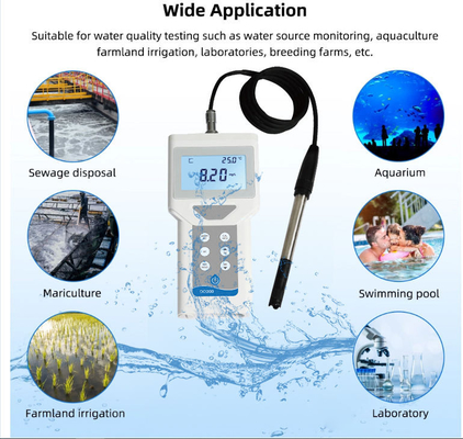 Professionelles digitales Handheld-Sauerstoffzähler für die Aquakultur DO-Erkennung