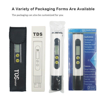 TDS-Sonde für Aquarienbecken Hydroponische tragbare LCD-Anzeige TDS-Meter