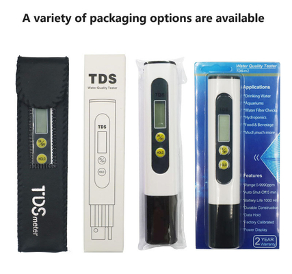 TDS-Sonde für Aquarienbecken Hydroponische tragbare LCD-Anzeige TDS-Meter