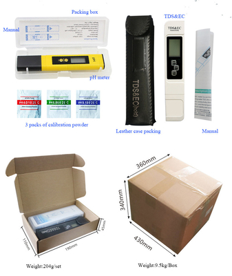 Messbereich pH 0-14 TDS 0-9990ppm EC 0-9990us/cm Meter für Aquarium RO System Lab