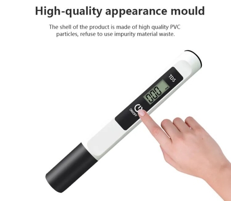 Kundenspezifischer Support ODM Digital Purity Tester zur Messung von Temperatur und TDS-Niveaus