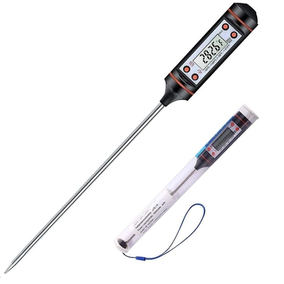 Küche Kochen Grill Lebensmittelthermometer Edelstahl Sonde Temperaturbereich -50C-300C