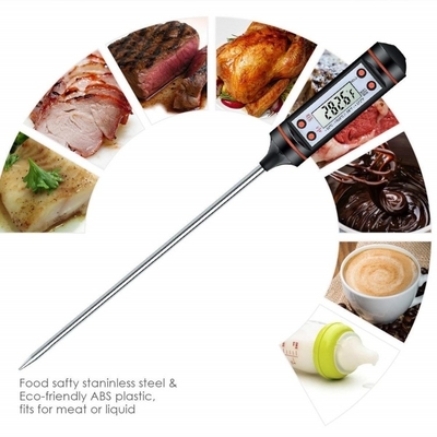 Küche Kochen Grill Lebensmittelthermometer Edelstahl Sonde Temperaturbereich -50C-300C