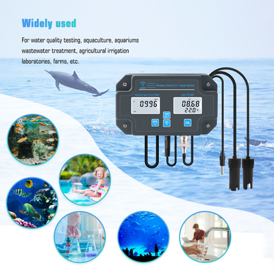 WLAN-Wassertester PH-3988 6 in 1 Salz S.G.Temp PH EC TDS Meter für Aquarien