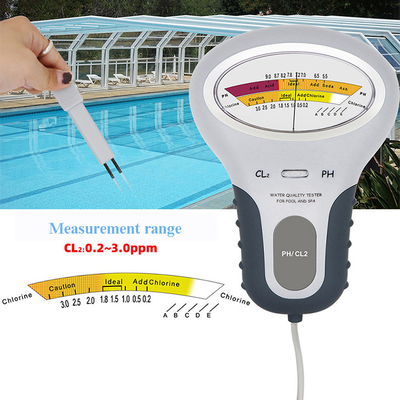 Cl2 PH Detektor Stift tragbarer elektrischer Tester zum Messen von Wasser in Schwimmbädern