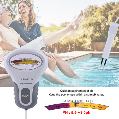 Cl2 PH Detektor Stift tragbarer elektrischer Tester zum Messen von Wasser in Schwimmbädern