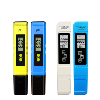 PH TDS EC Temperaturmessgerät Combo Messbereich 0-14ph 0-9990ppm 0-9990us/cm 3V Stiftart