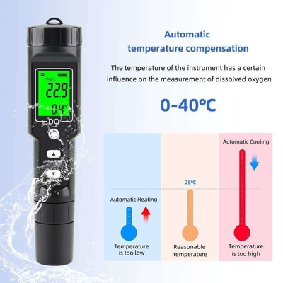 LCD-Display gelöstes Sauerstoffmesser Temperatur Wasser DO Tester für die Aquakulturanalyse