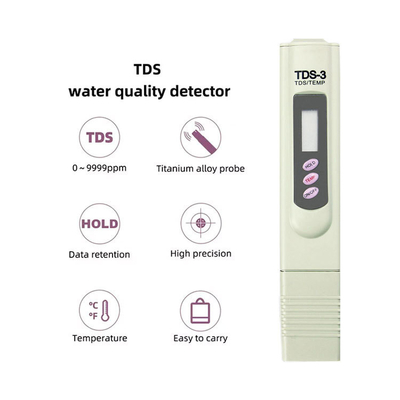 Bequemer TDS-Meter für Wasserverschmutzung und Temperaturänderungen