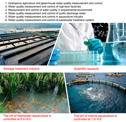 Combo 5 in 1 PH/COND./D.O/TEMP Wasserzähler für Aquaponic AZ86031 Tragbare Fischbecken IP67