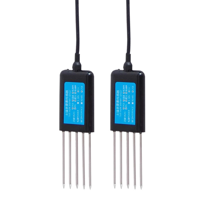 7 in 1 All-in-One Bodenfeuchtigkeit Temperatur EC PH Sensor Sonde für den Pflanzbedarf